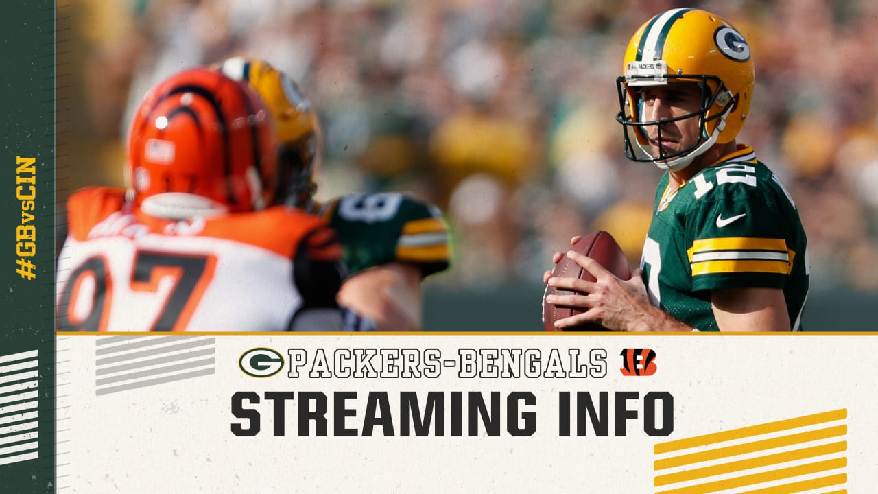 How to watch today's Green Bay Packers vs. Cincinnati Bengals NFL