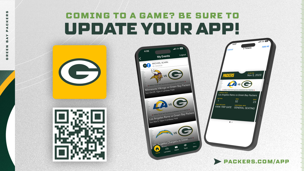 Packers Gameday Information  Green Bay Packers –