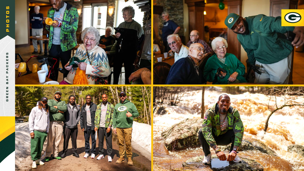 Green Bay Packers 2019 Tailgate Tour visits with Soldiers at Fort