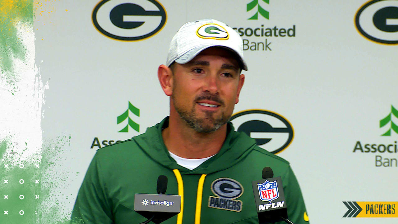 Matt LaFleur on state of the Packers, with roster decisions looming