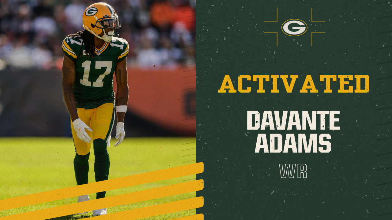 adams 17 green bay packers