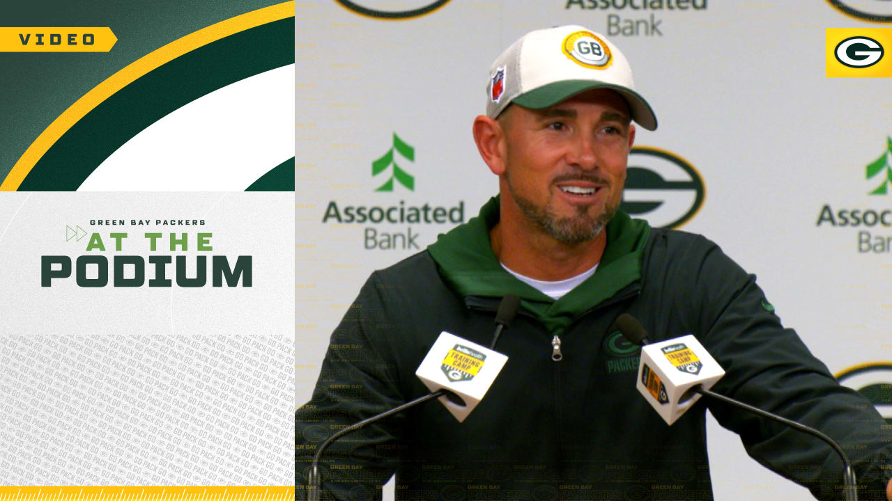 Matt LaFleur feels confident in offensive line ahead of 2023 season