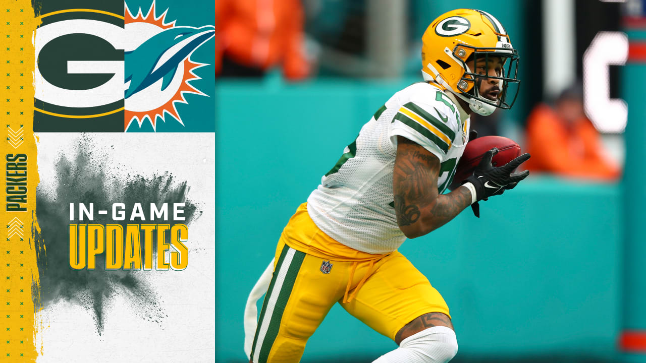 Packers and Dolphins tied at 10 after first quarter
