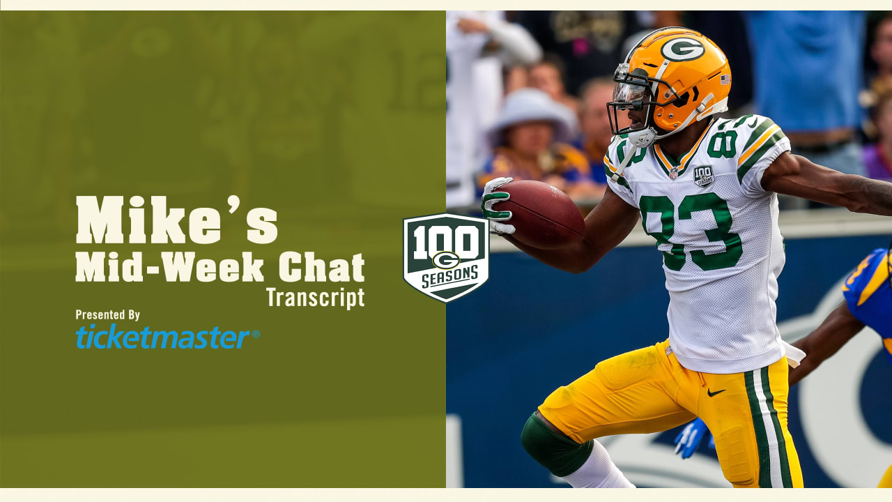 Mike's Mid-Week Chat: Nothing Gets Easier For Packers