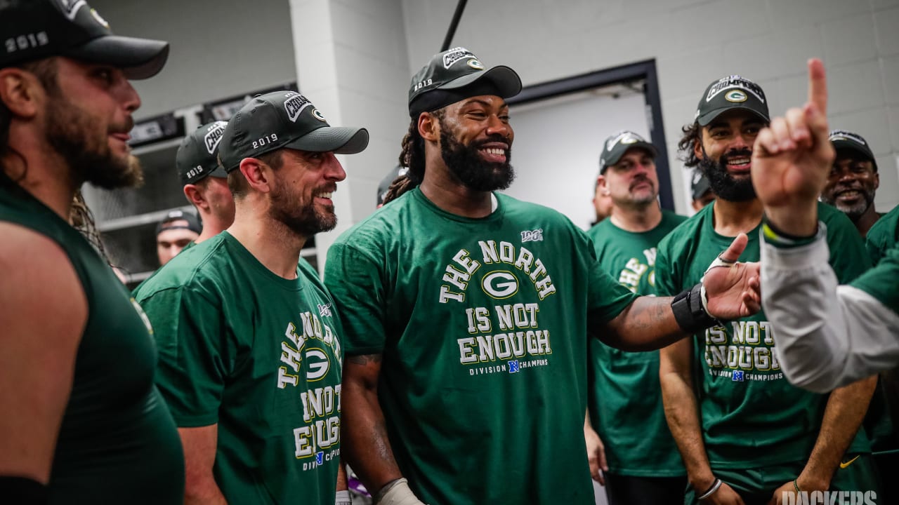 Packers celebrate with NFC North Championship gear