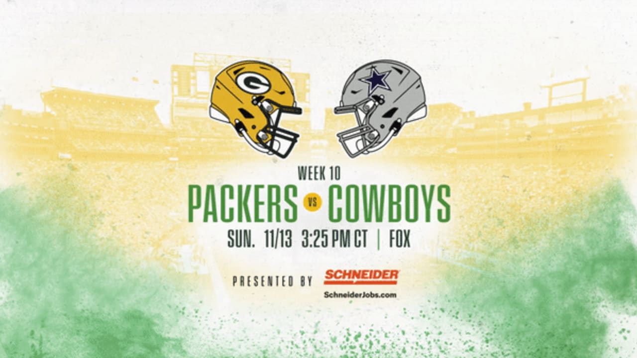 Green Bay Packers vs Dallas Cowboys - Game Day: Week 10