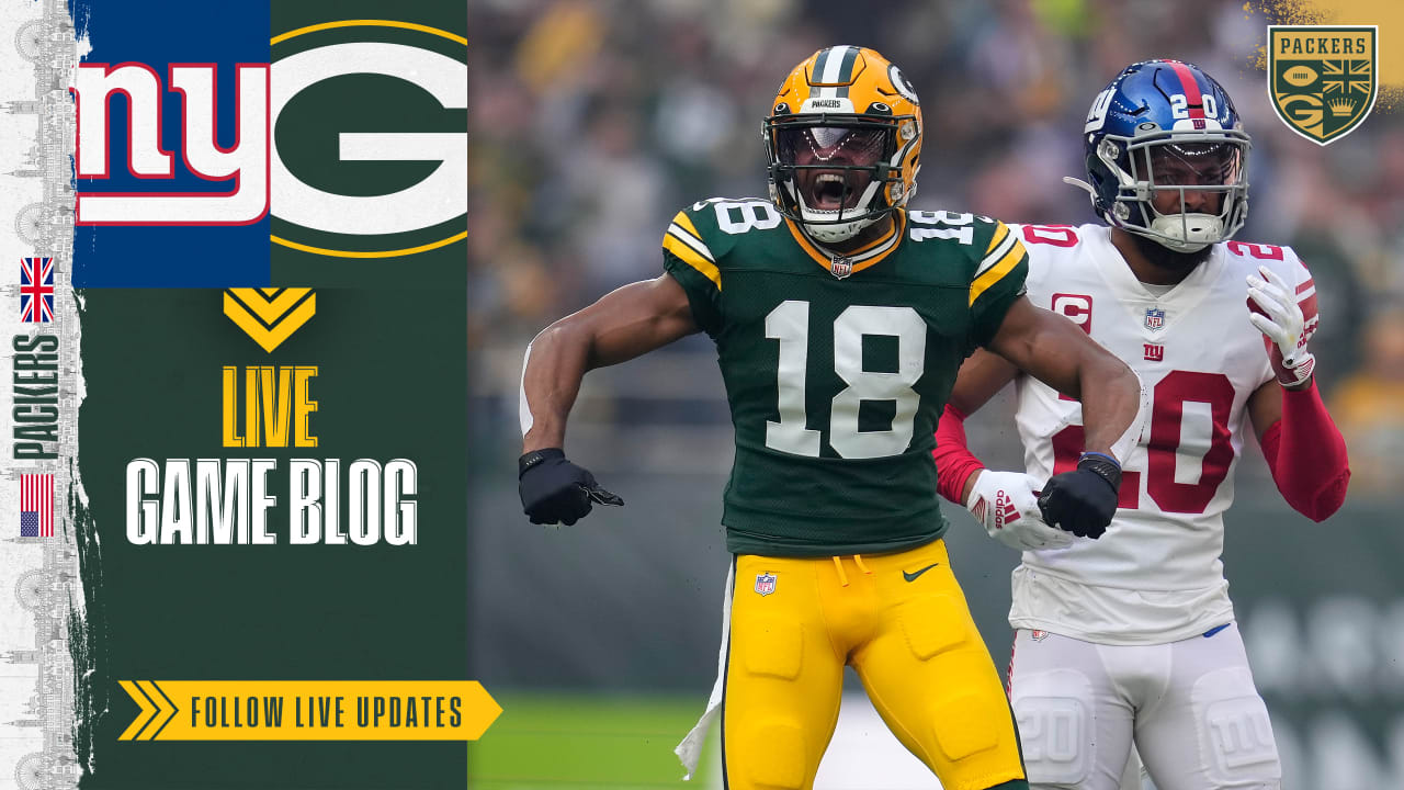 Live Blog PackersGiants Week 5