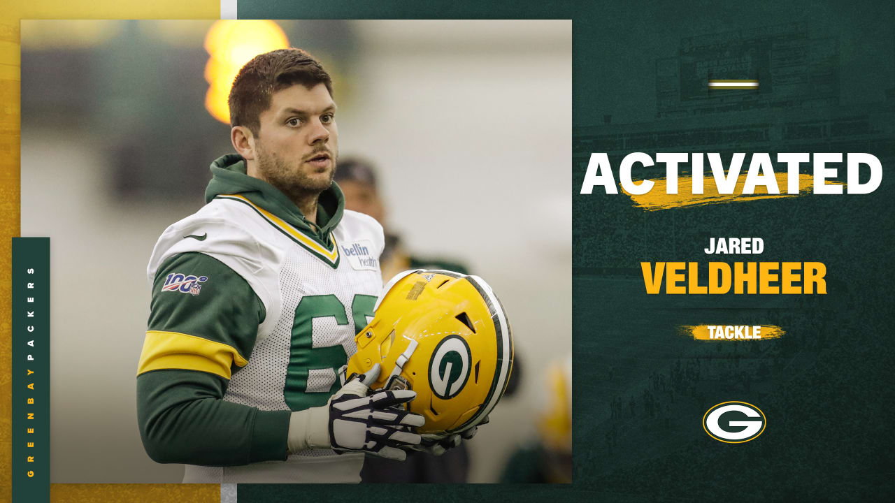 Packers activate T Jared Veldheer