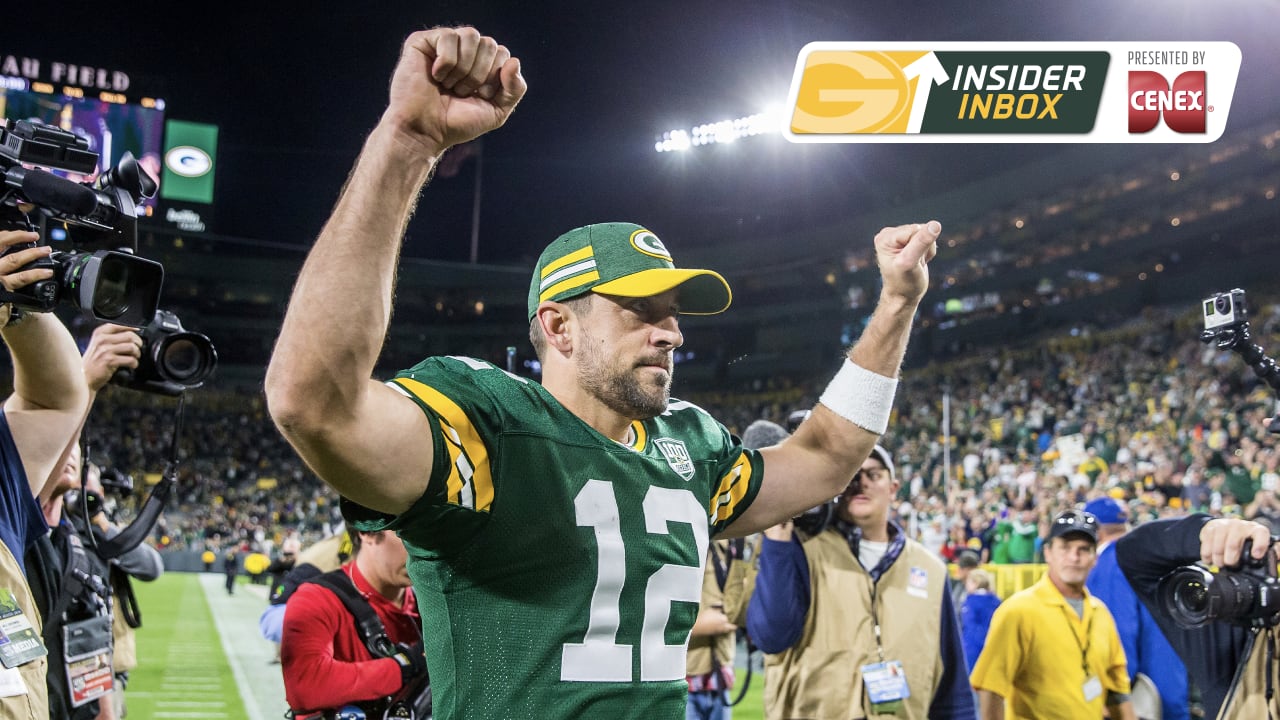 Aaron Rodgers' halftime pep talk: 'Just play better'