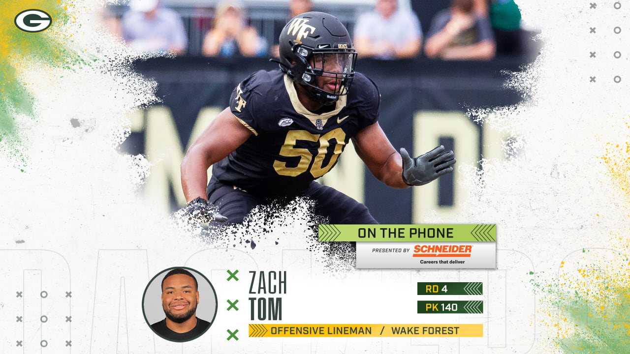 Zach Tom's versatility already coming into play for Packers