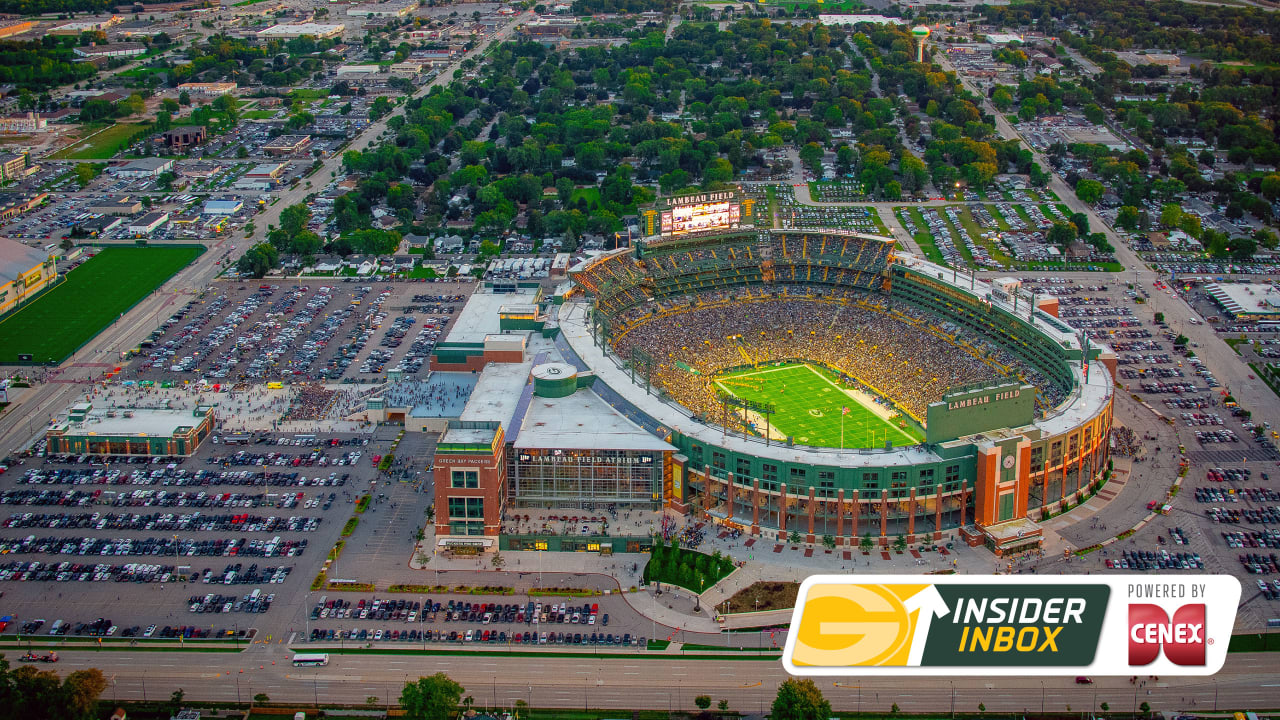 Aerial Views of Lambeau Field