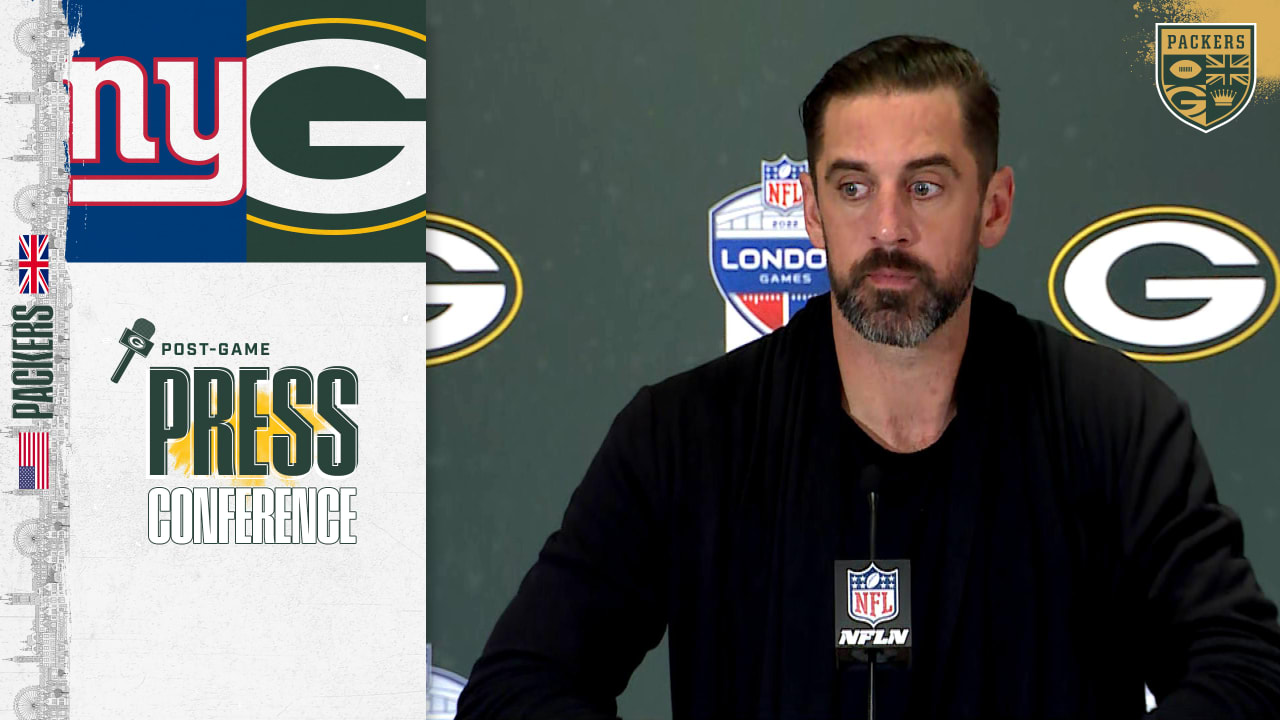 Packers' Aaron Rodgers wishes he had more time in London ahead of Giants  game