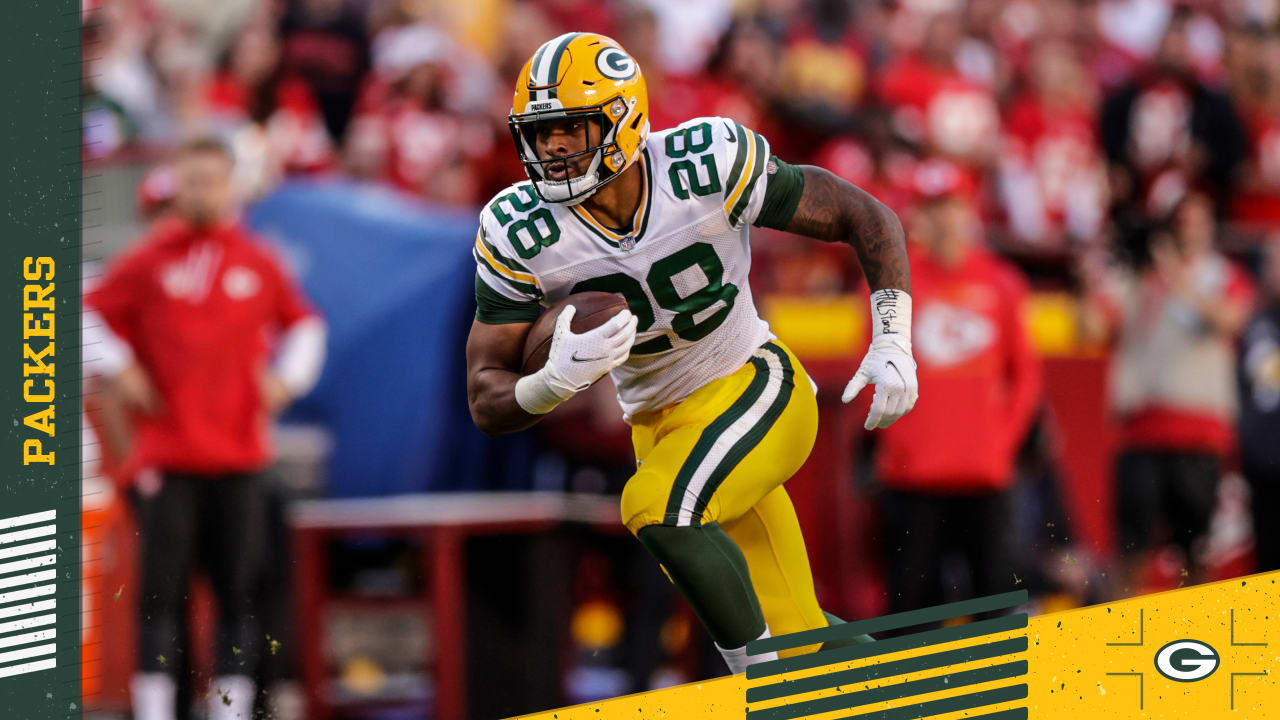 Packers RB A.J. Dillon fractured rib in loss vs. 49ers