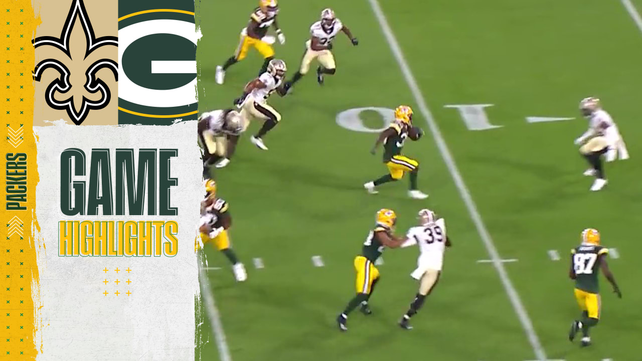 Packers vs Saints: Video Highlights and Notes from Friday Night's Preseason  Game