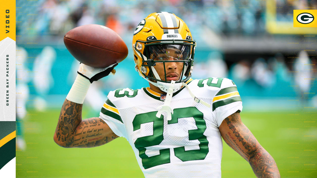 Jaire Alexander Green Bay Packers Men's Green Pro Line Backer Long