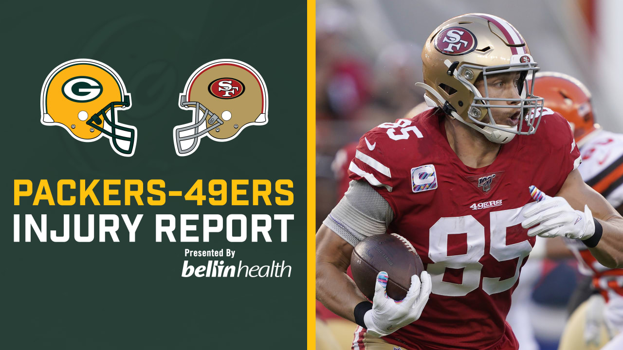 49ers-Packers Injury Report: George Kittle returns to practice