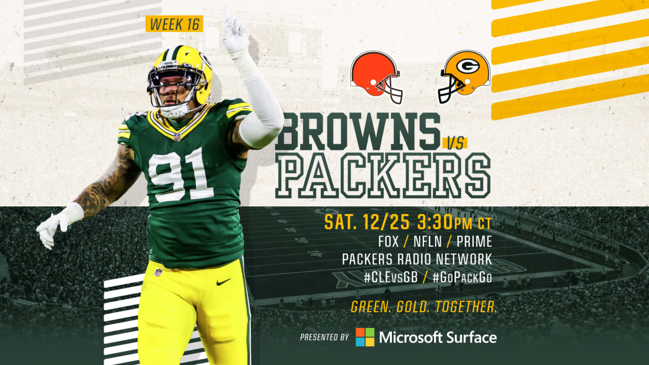 Cleveland Browns will face Green Bay Packers on Christmas Day