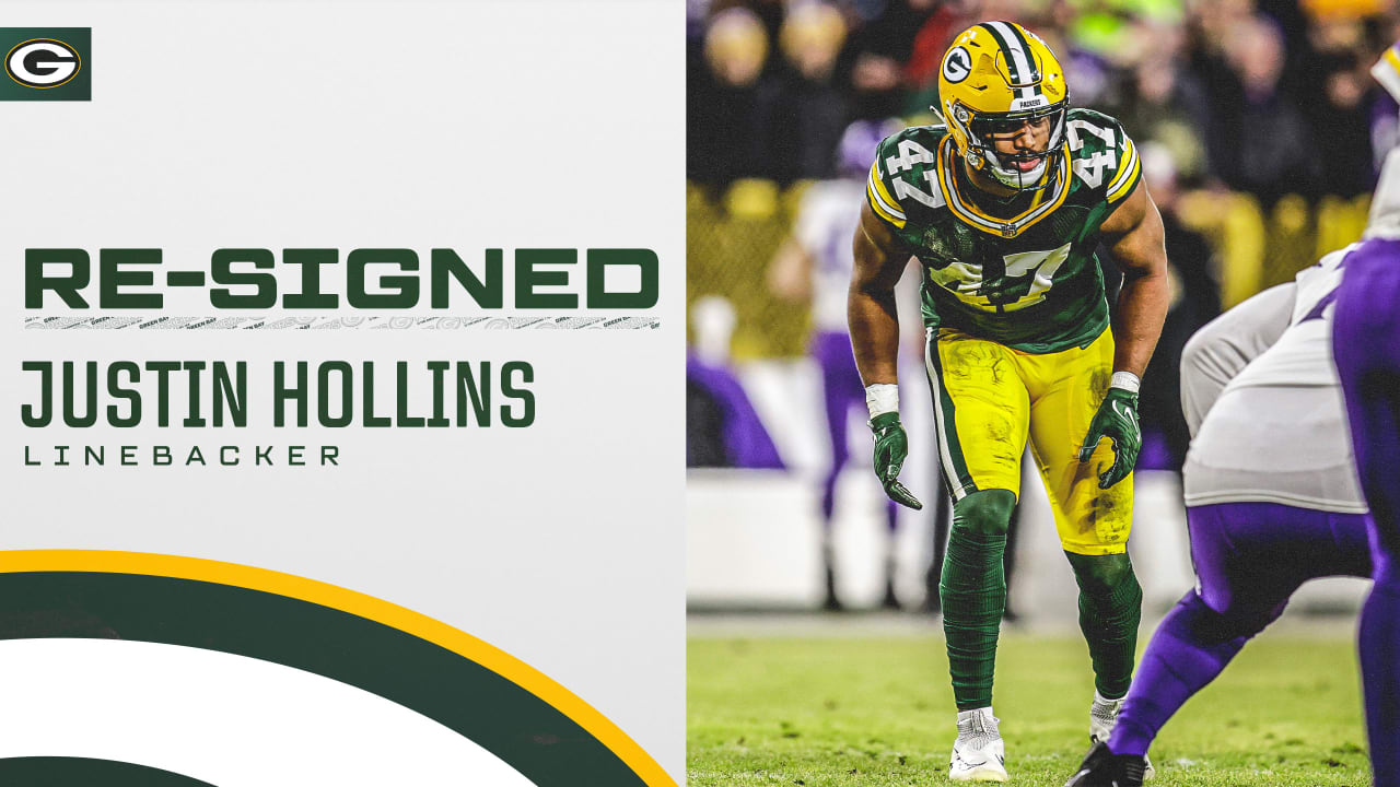 Packers re-sign LB Justin Hollins