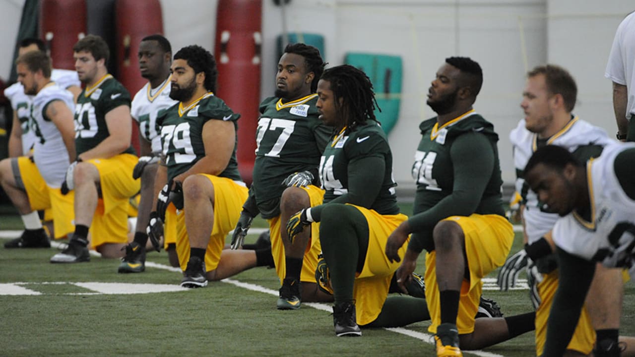 Packers rookie orientation at Don Hutson Center