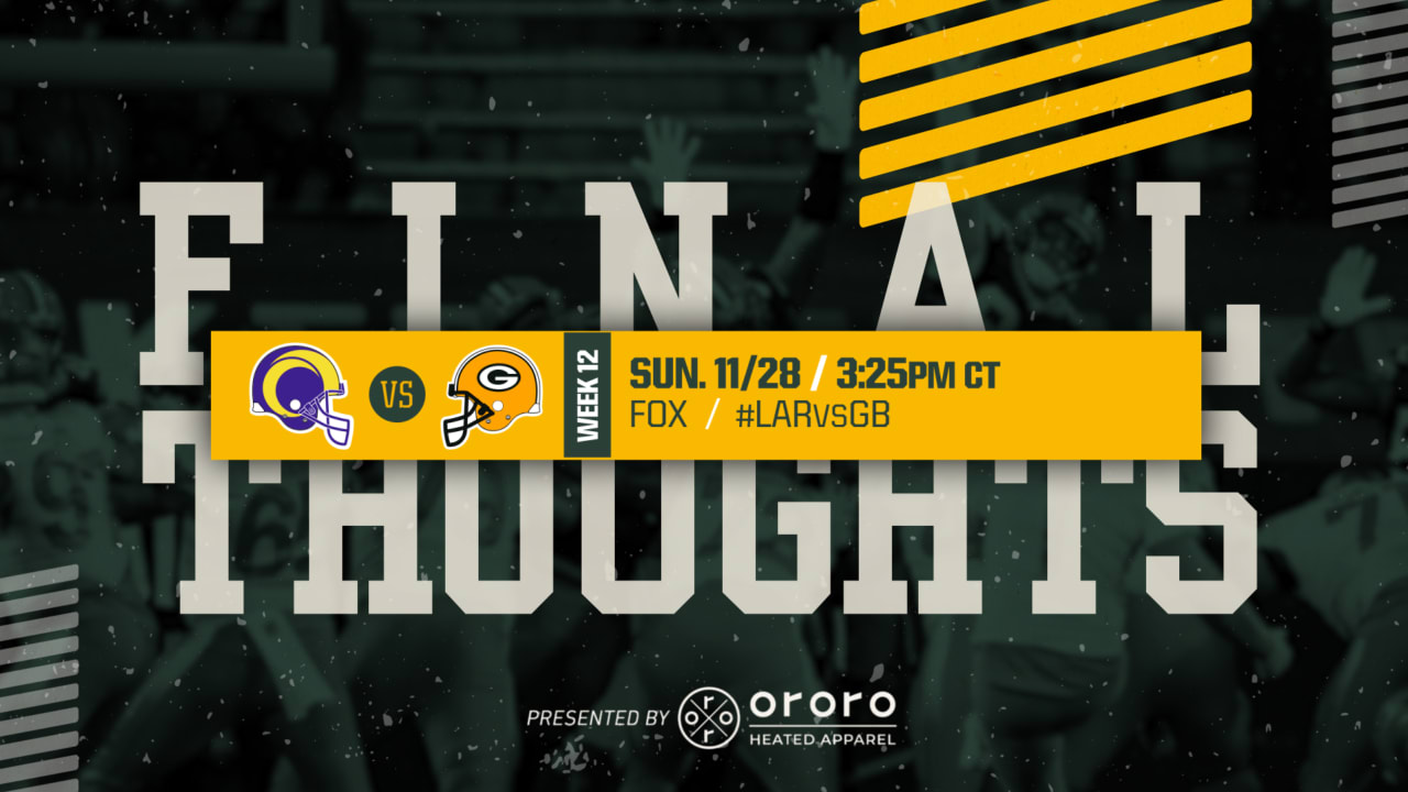 Packers keys to the game against the Los Angeles Rams