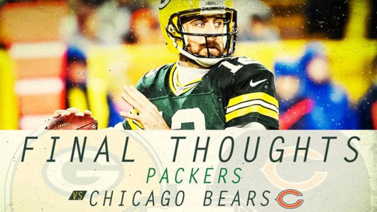 Final Thoughts: Packers at Bears