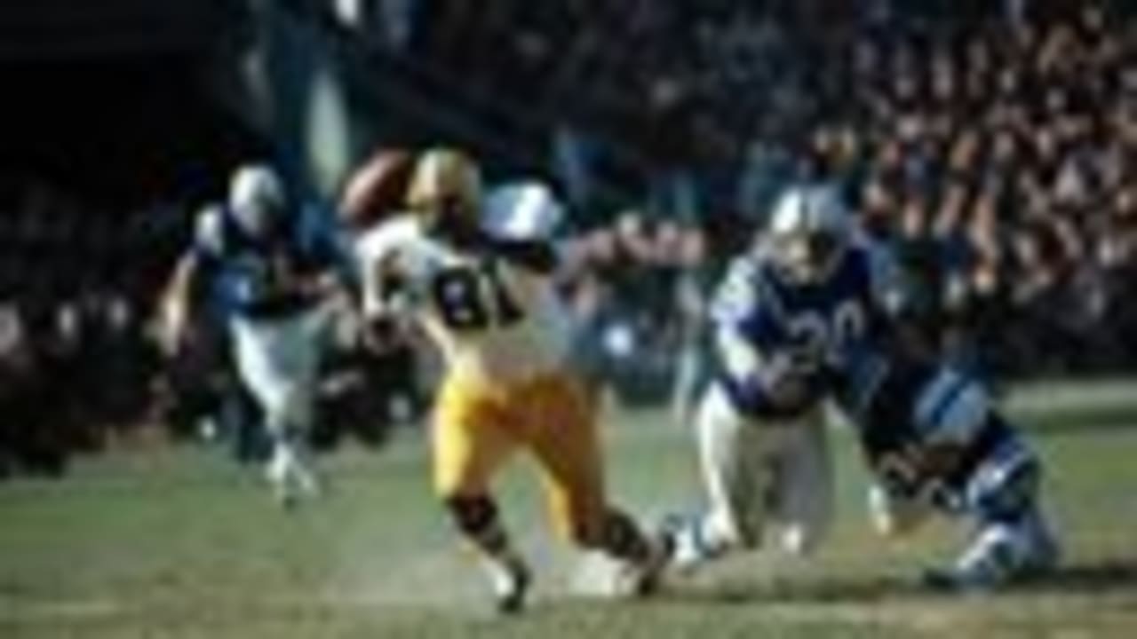 MARV FLEMING GREEN BAY PACKERS ACTION SIGNED 8x10