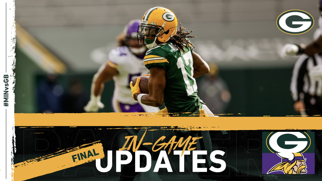 LIVE BLOG: Vikings defeat Packers, 28-22