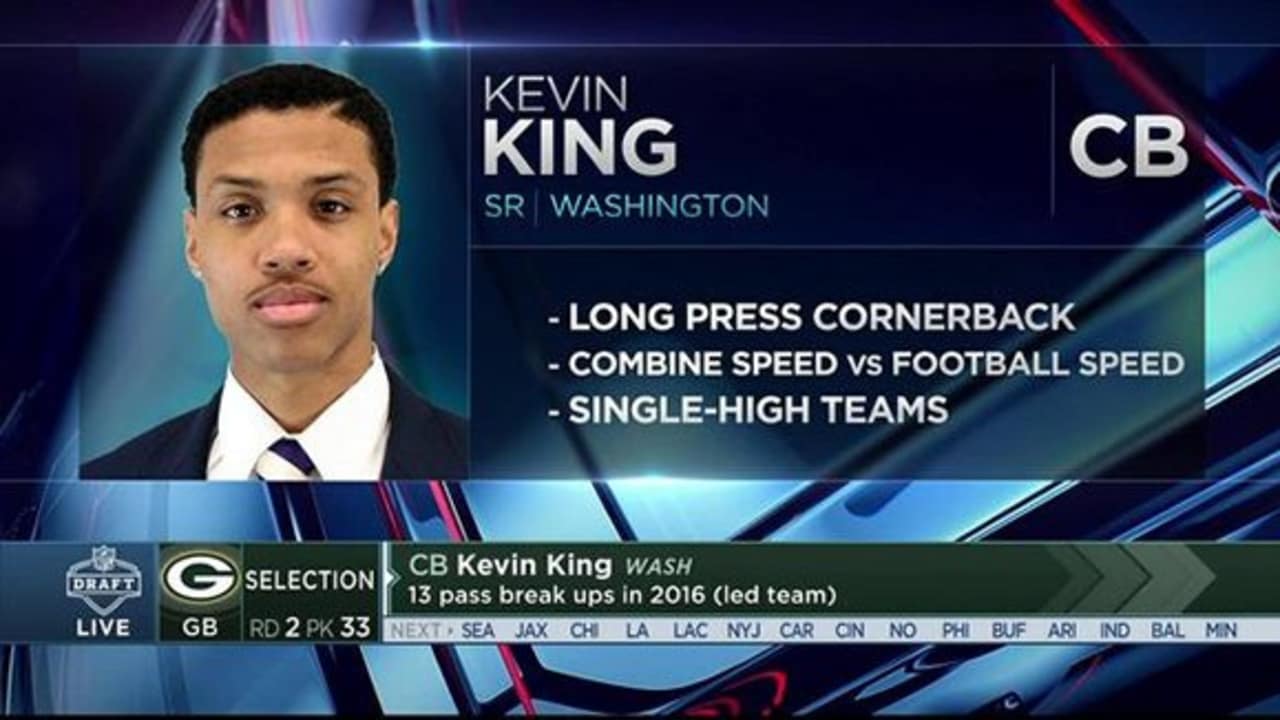 Green Bay Packers give Kevin King his moment at NFL draft