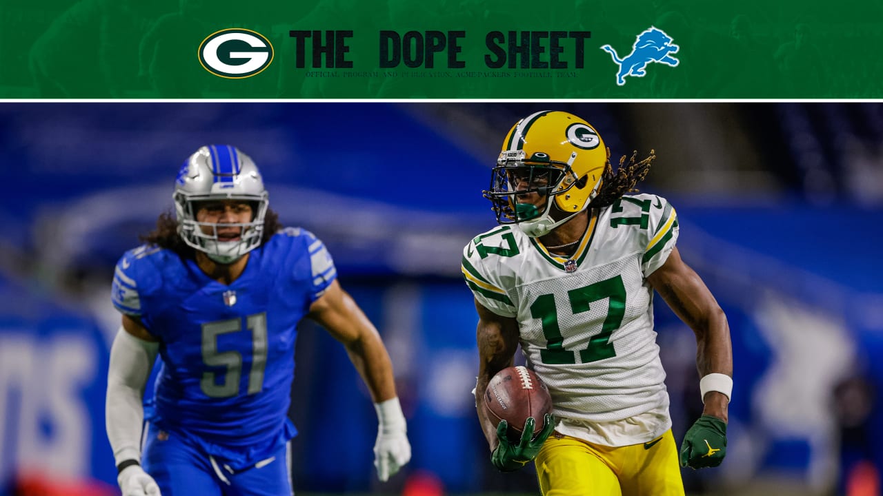 Dope Sheet: Packers travel East to take on the Steelers