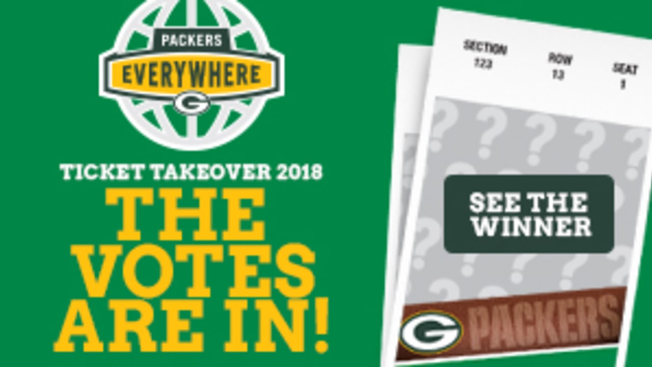 Packers Ticket Takeover Contest' winner chosen