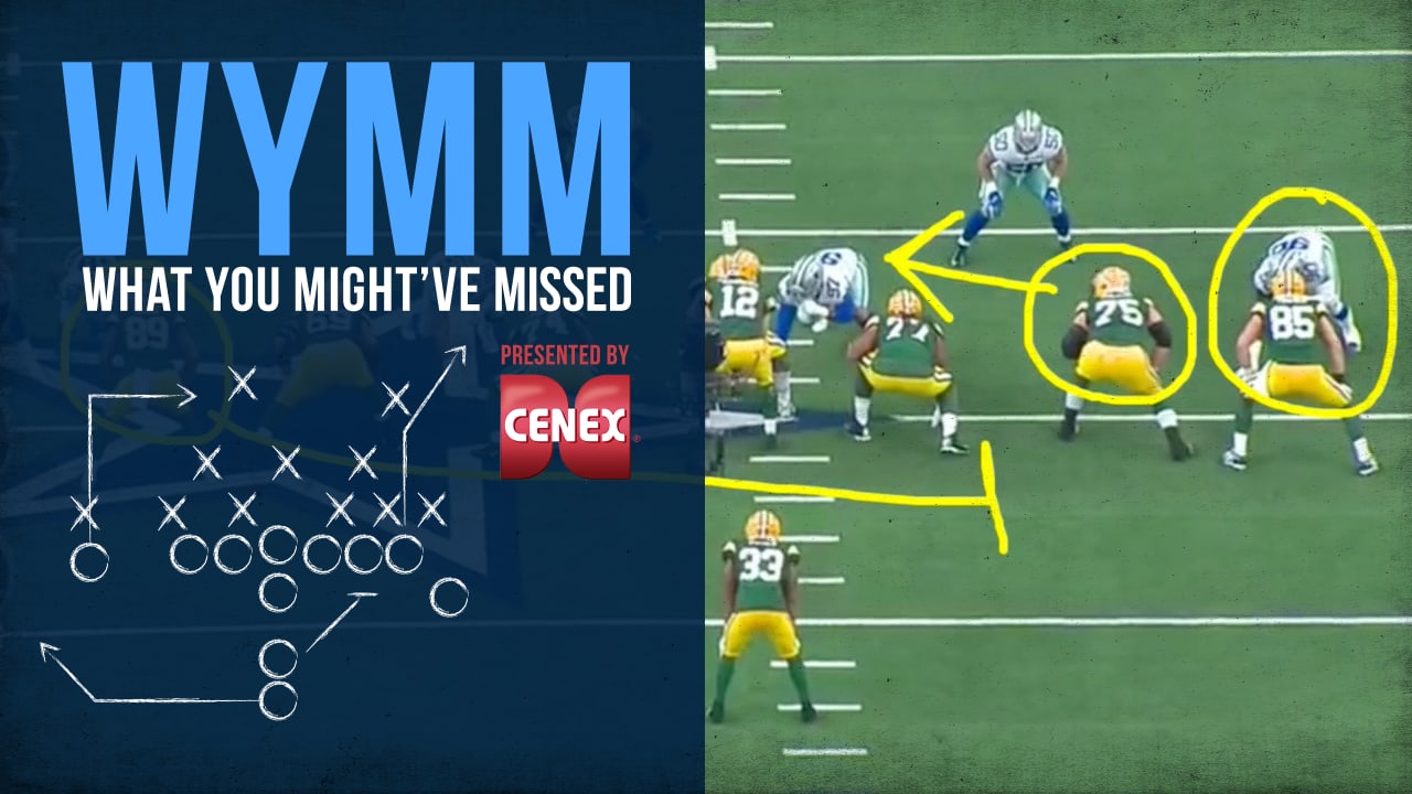 Packers vs. Cowboys: Billy Turner blocks Leighton Vander Esch