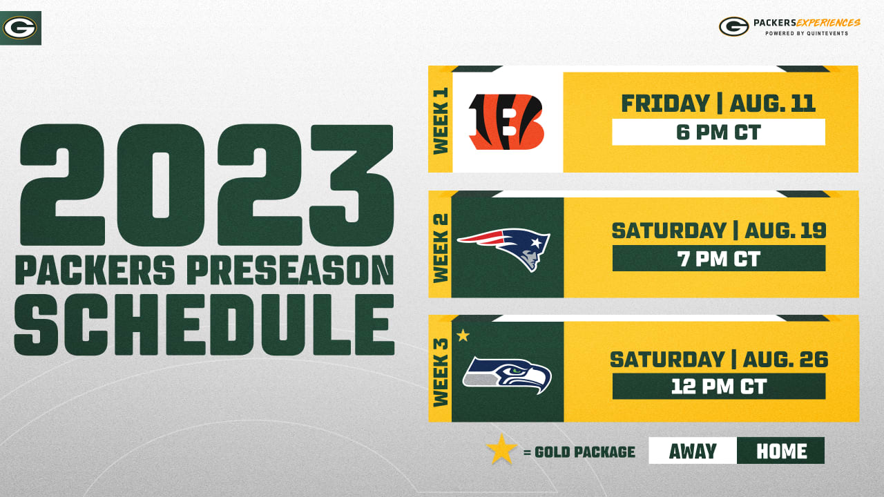 packers upcoming schedule