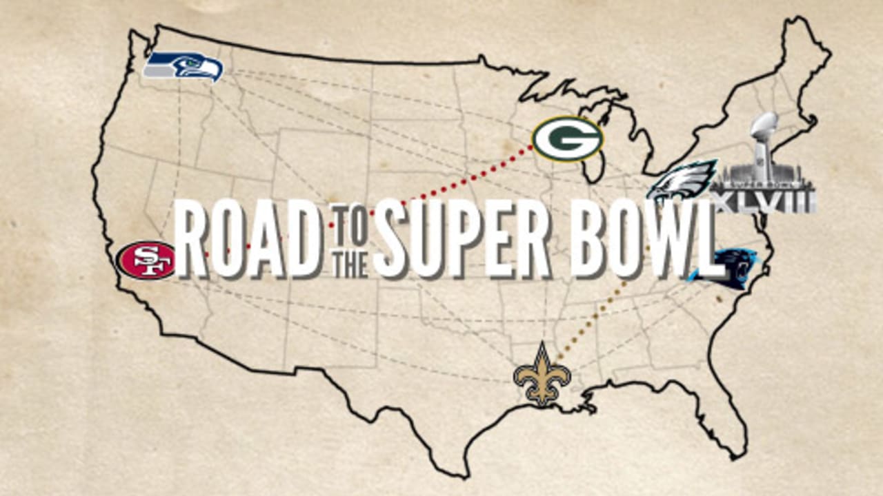 The road to the Super Bowl