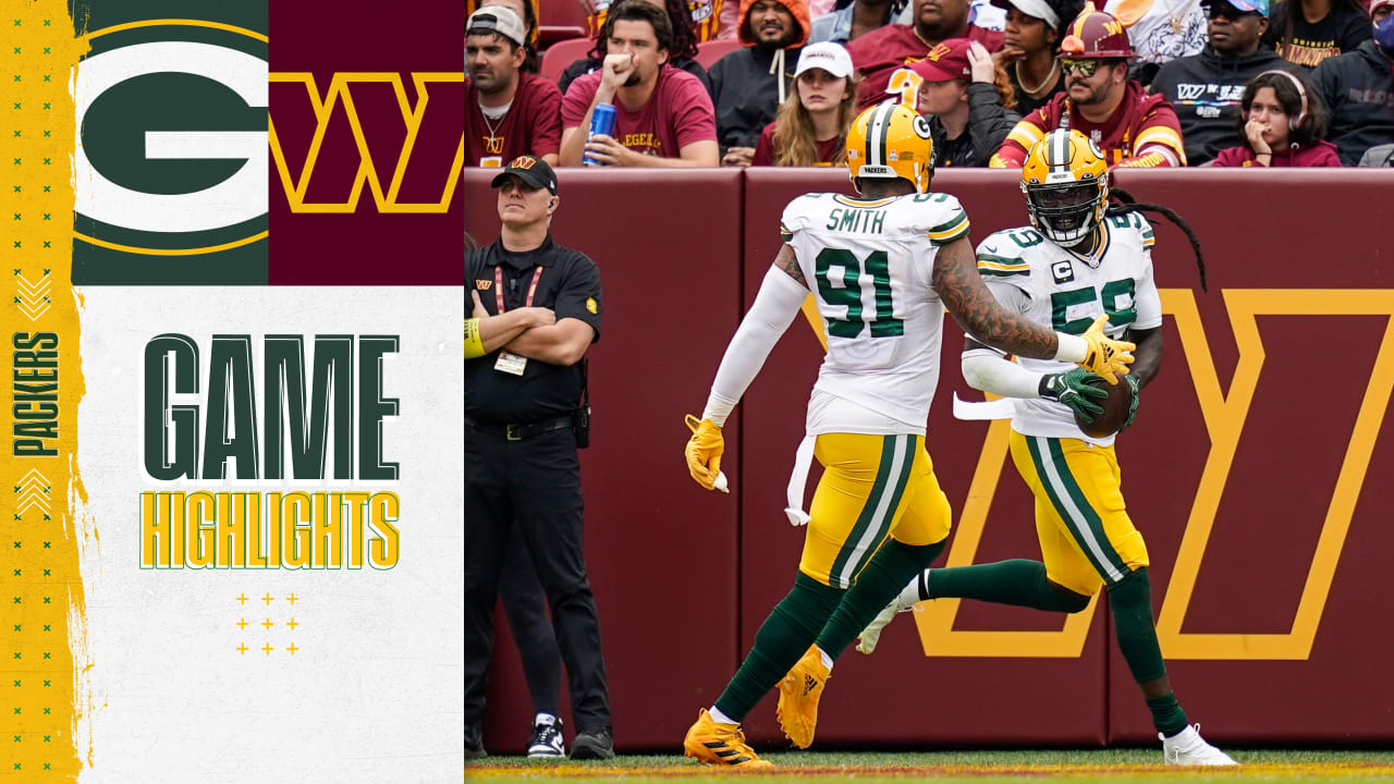 Packers fall to Commanders, 23-21