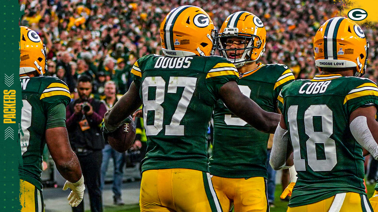 WATCH: Packers WR Romeo Doubs makes leaping TD catch vs. Saints