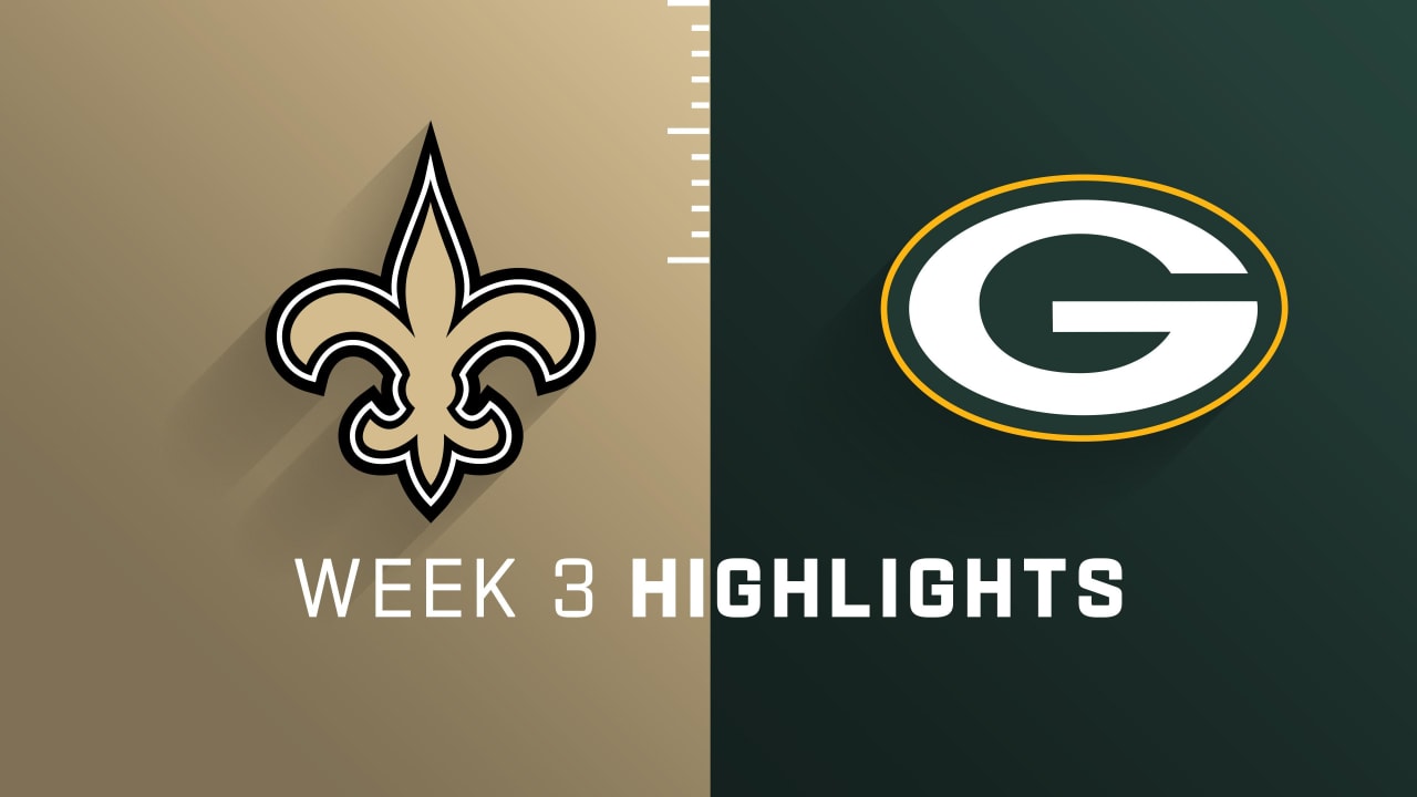 Game Highlights: Packers vs. Saints