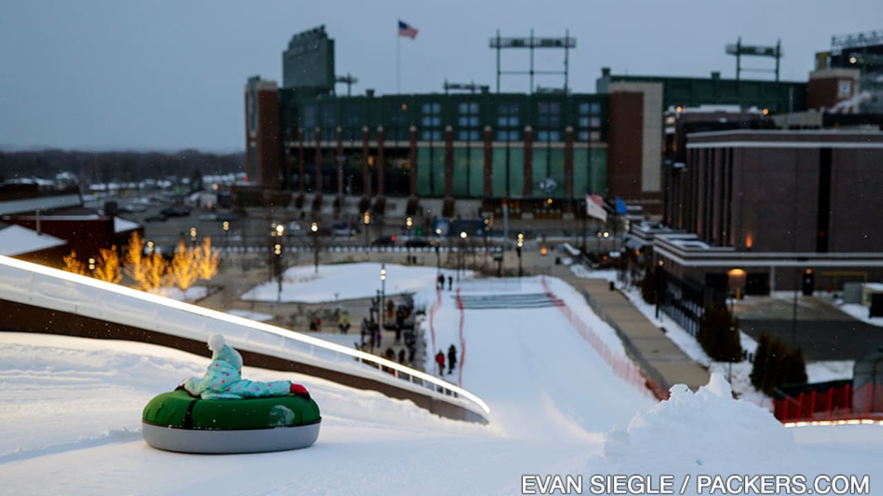 Green Bay Packers Titletown District Sledding Hill / ROSSETTI