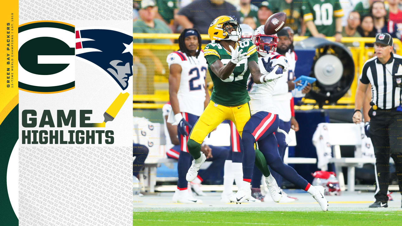 Game Highlights: Packers vs. Patriots