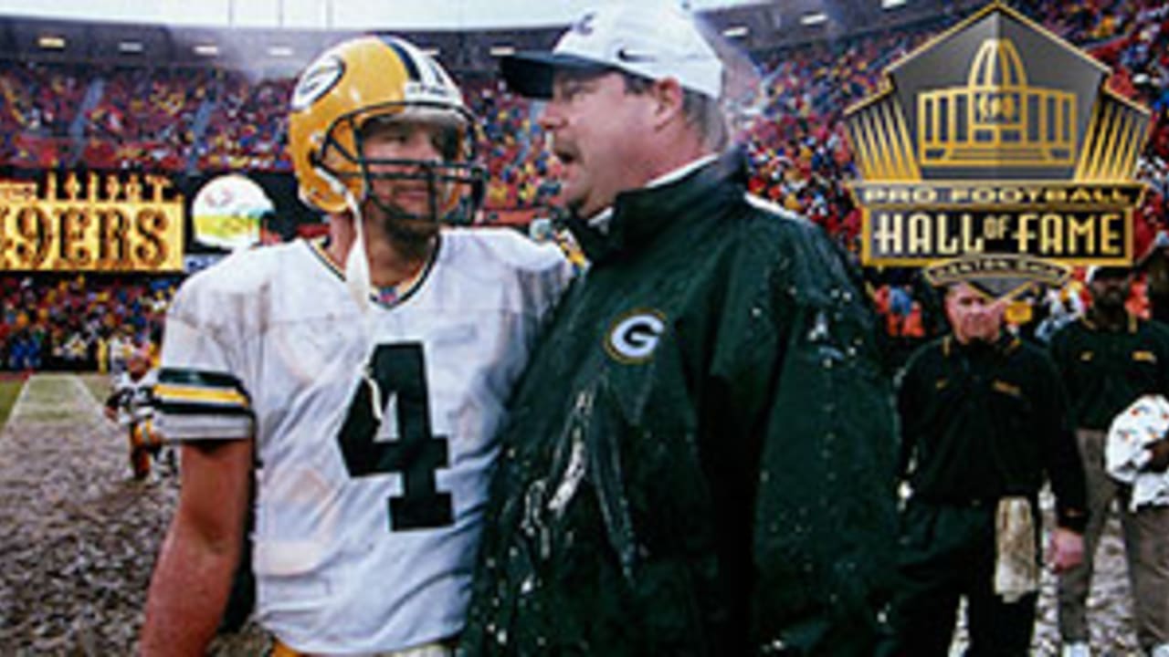 Packers sideline jacket in the Pro Football Hall of Fame. It has