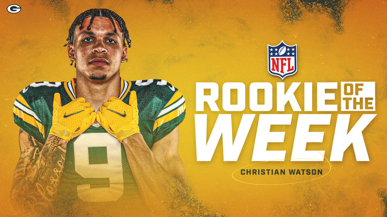 Packers WR Christian Watson named NFL Rookie of Week 10