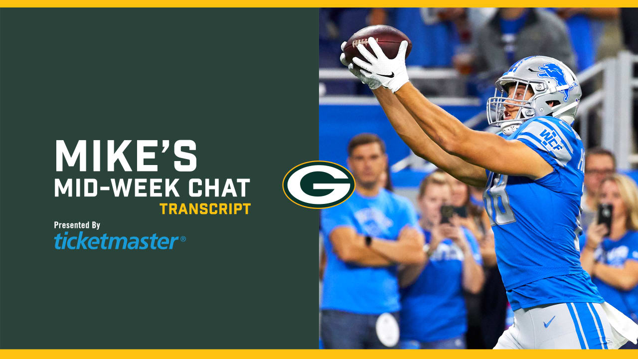 Mike's Mid-Week Chat: What's the key matchup vs. the Lions?