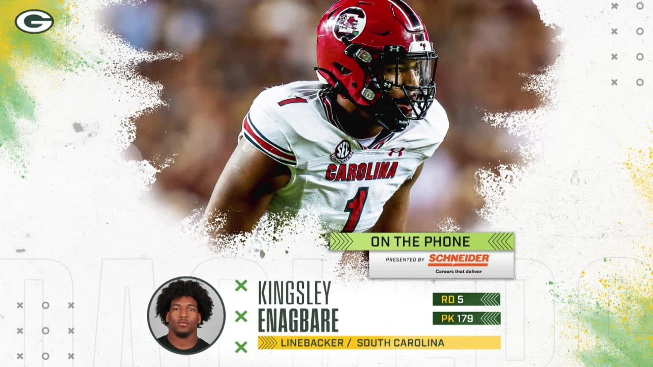 Enagbare Selected by Green Bay in the Fifth Round of the 2022 NFL Draft –  University of South Carolina Athletics