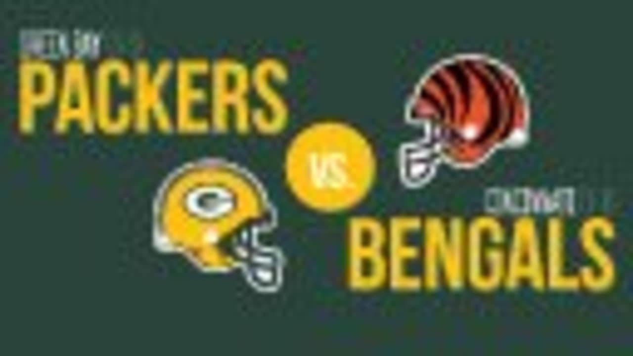 Infographic Packers vs. Bengals Game Preview