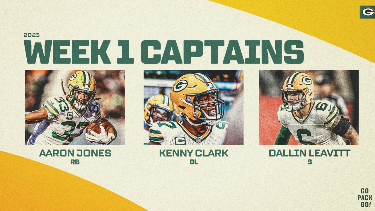 Packers pick captains for Sunday's Bears game