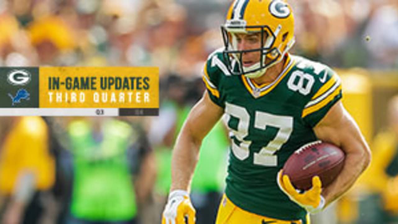 Packers take 3417 lead into fourth quarter