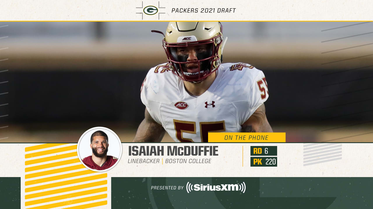 How Isaiah McDuffie Will Fit Into the Green Bay Packers Roster (With  Insights from our Friends at Acme Packing Company) - BC Interruption