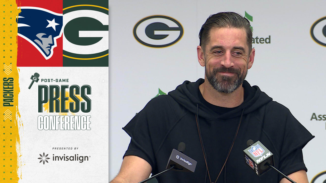Aaron Rodgers on matchup against Patriots 'This is a game we had to win'