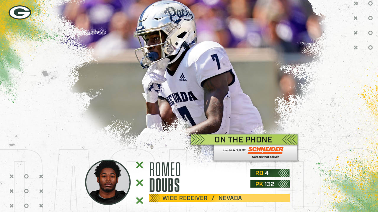 Green Bay Packers select Nevada WR Romeo Doubs at No. 132 overall