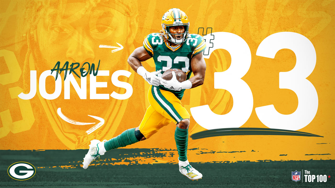 Aaron Jones debuts at No. 33 on NFL Network's 'Top 100