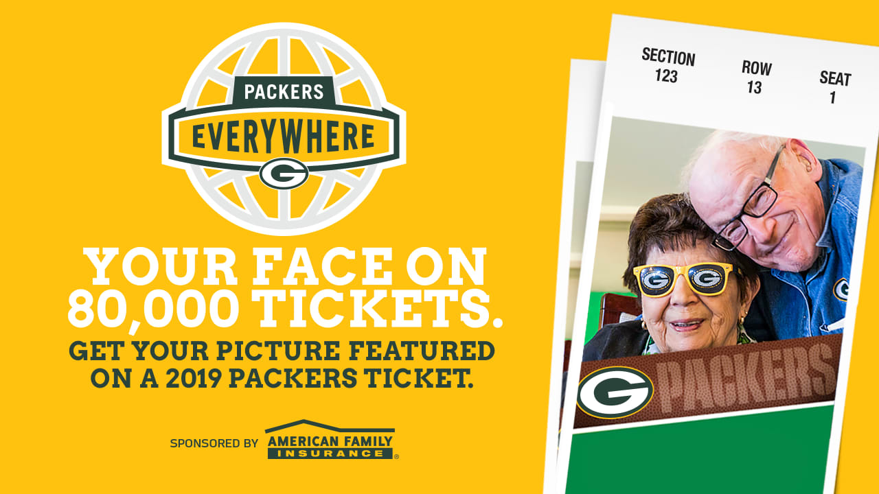 Packers Everywhere Ticket Takeover Contest' gives fans chance to have their  photo featured on ticket